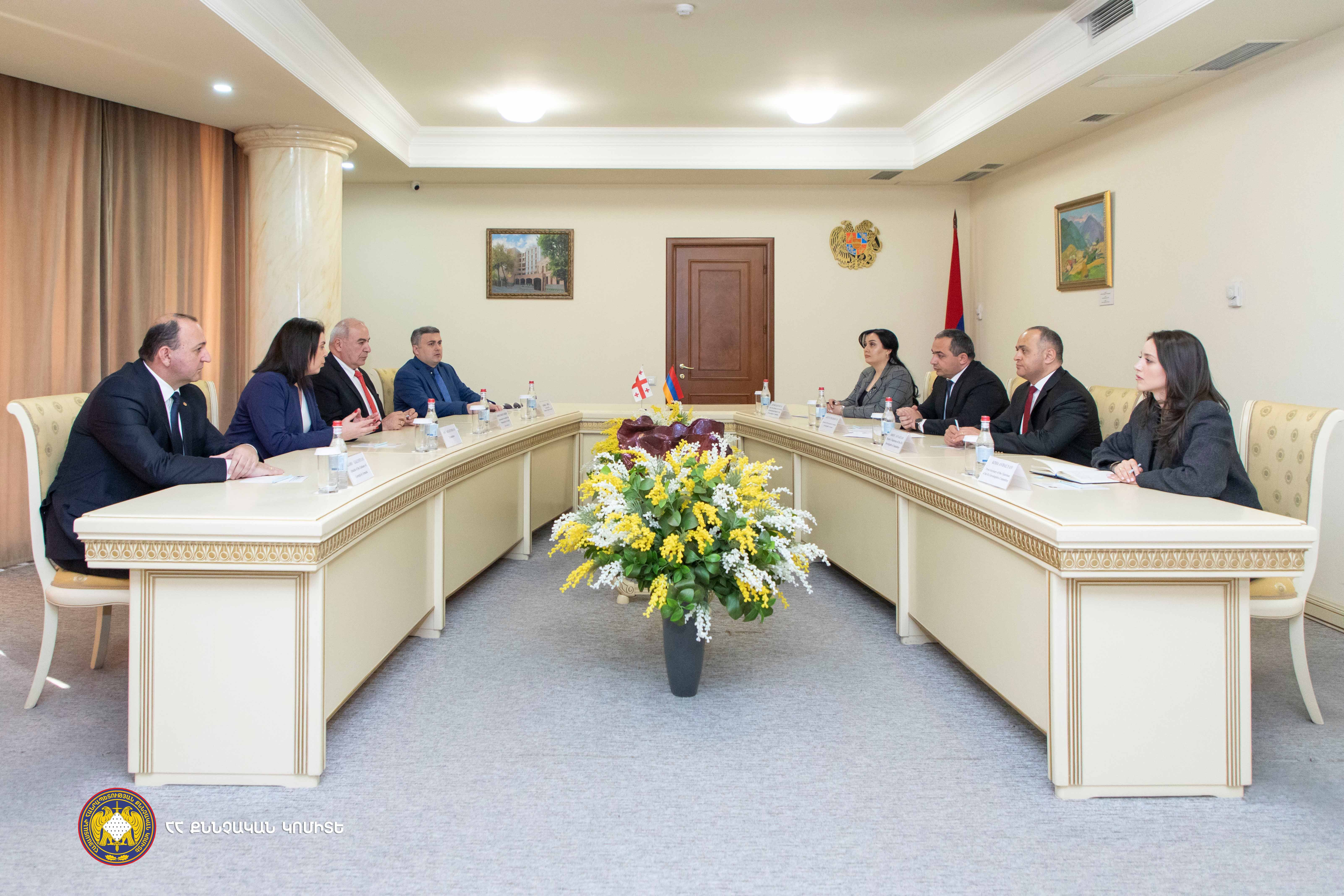 ՔԿ նախագահն ընդունել է ՀՀ-ում Վրաստանի դեսպանին