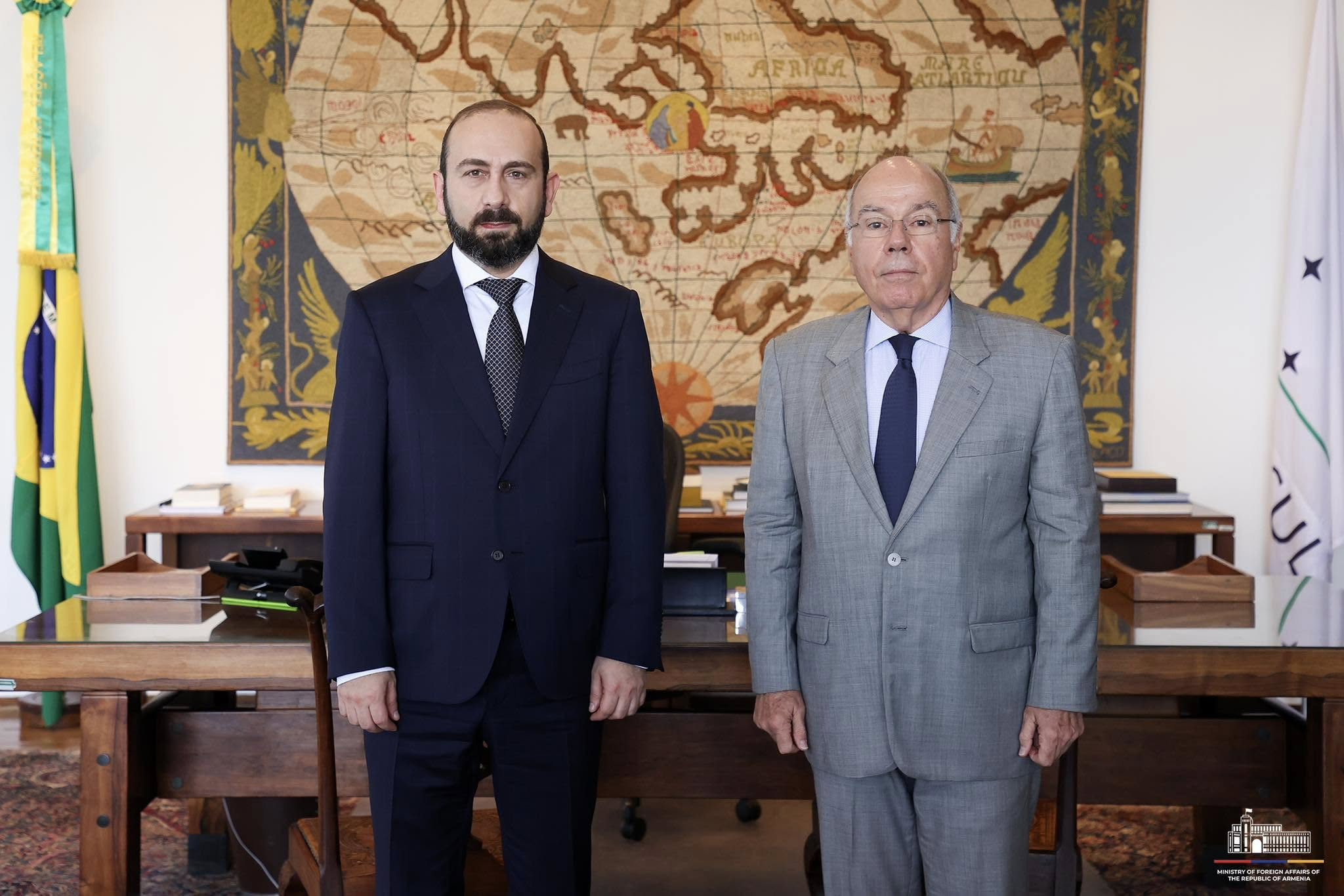 Հայաստանի և Բրազիլիայի ԱԳ նախարարները մտքեր են փոխանակել համագործակցության ընդլայնման կոնկրետ հնարավորությունների շուրջ