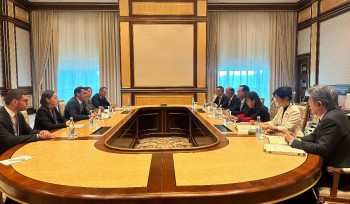Հակոբ Արշակյանը հանդիպել է Ճապոնիայի պատվիրակության ղեկավարի հետ