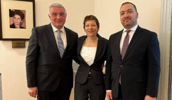 ՀՀ ԱԳՆ գլխավոր քարտուղարը հանդիպել է Սլովենիայի ԱԳՆ ռազմավարական հետազոտությունների և վերլուծությունների ծառայության տնօրենի հետ