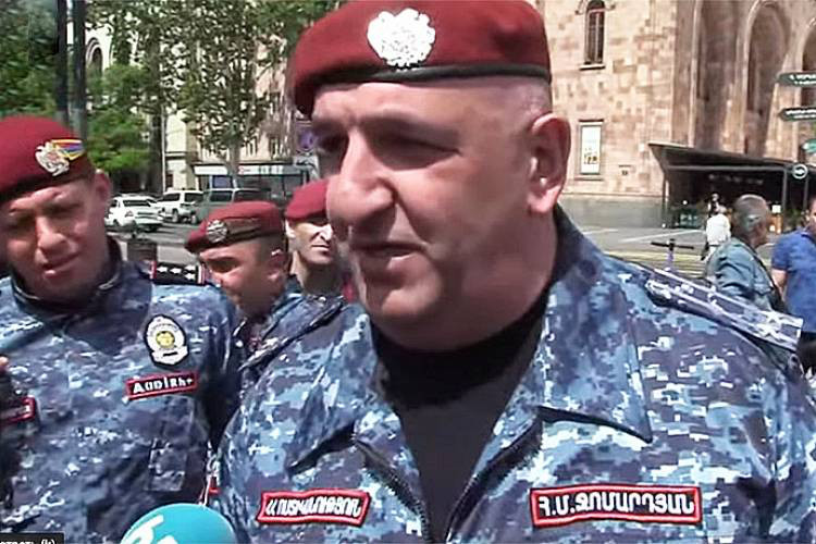 Երևանում վթարի է ենթարկվել հատուկ նշանակության գումարտակի հրամանատար Հայկազ Ջոմարդյանը