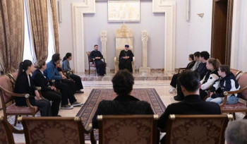 Ամենայն Հայոց Կաթողիկոսն ընդունել է ՀԲԸՄ «Բացահայտիր Հայաստանը» ծրագրի մասնակիցներին