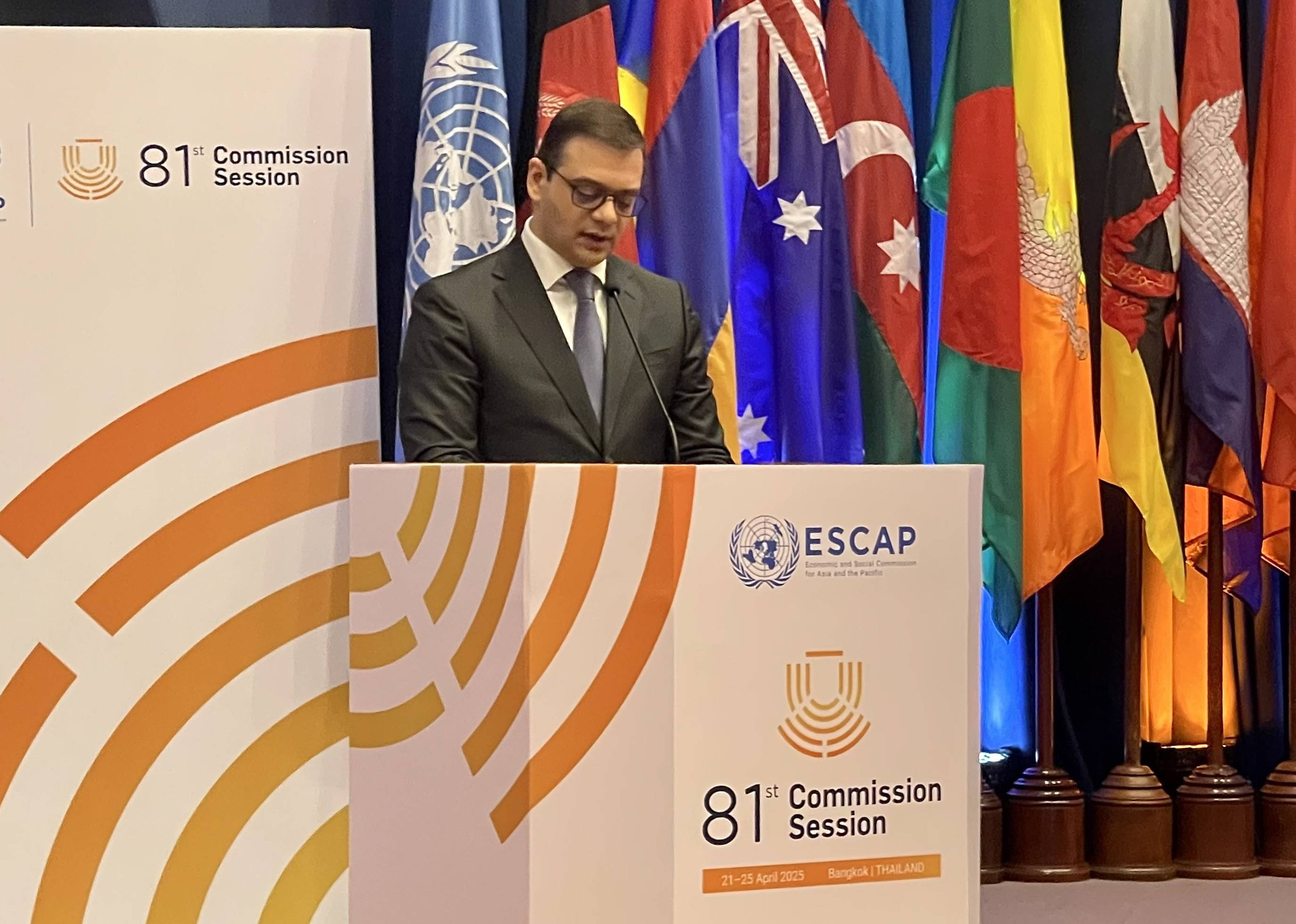 ԱԳ փոխնախարարը ՄԱԿ-ի Ասիա-խաղաղօվկիանոսյան տարածաշրջանի հանձնաժողովին է ներկայացրել «Խաղաղության խաչմերուկ» հայեցակարգը