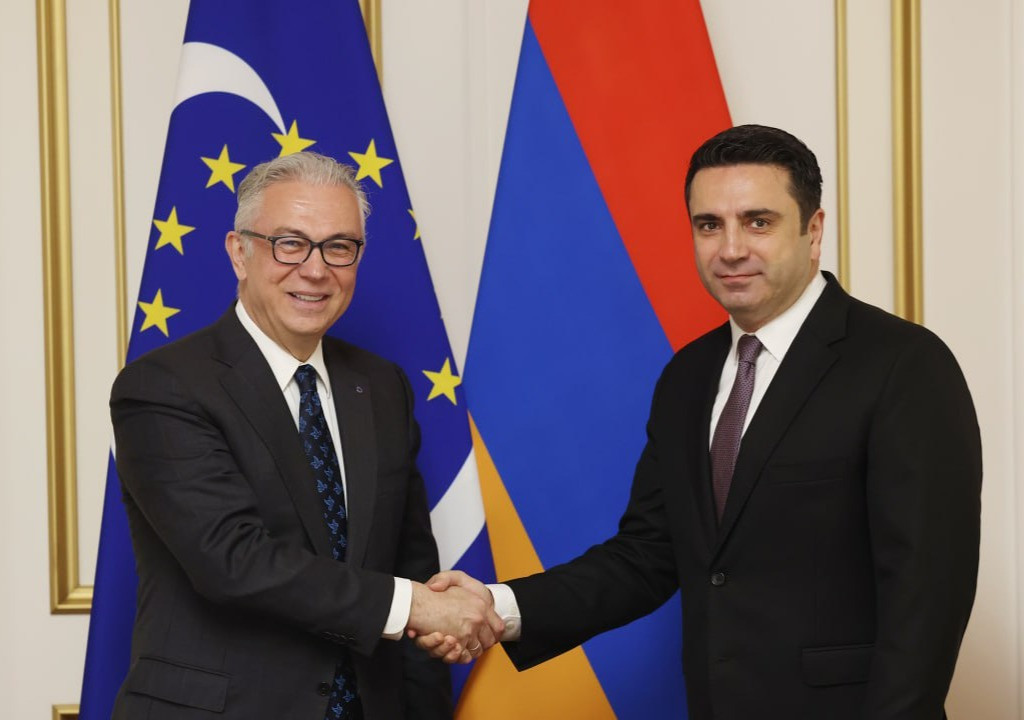 Ալեն Սիմոնյանը հանդիպել է ԵԽԽՎ նախագահ Ռուսոպուլոսի հետ․ անդրադարձ է եղել Ադրբեջանում պահվող հայերի խնդրին