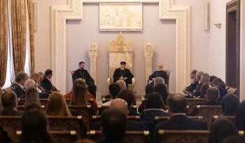 Ամենայն Հայոց Կաթողիկոսն ընդունել է փաստաբանների միջազգային համաժողովի մասնակիցներին