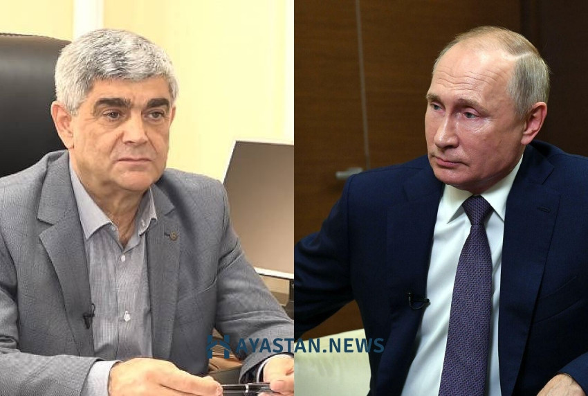 Հուսով ենք, որ Ձեր միջնորդությամբ Ղարաբաղի հայերը կվերադառնան իրենց պատմական հայրենիք․ Վիտալի Բալասանյանի նամակը Վլադիմիր Պուտինին