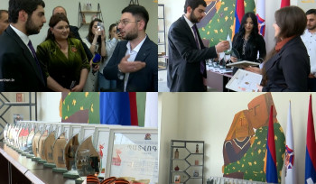 Իմ հայրը շատ կարևորում է Հայրենական պատերազմի հաղթանակը․ Հովհաննես Ծառուկյանը պարգևատրել է  հաղթանակի 80-ամյակին թեմայով մրցույթի հաղթողներին (տեսանյութ)