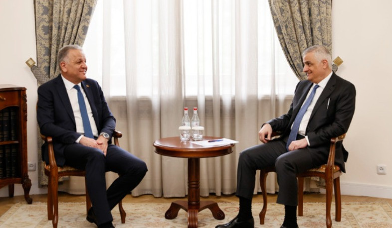 Մհեր Գրիգորյանը և Վասիլիս Մարագոսը քննարկել են Հայաստան-ԵՄ հարաբերությունների օրակարգային հարցեր