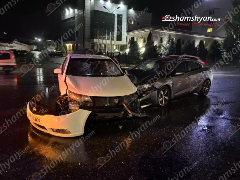Թբիլիսյան խճուղում բախվել են «Chevrolet»-ն ու «Kia»-ն. կա վիրավոր. shamshyan.com