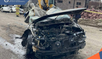 Բախվել են «Mercedes-Benz C», «Kia» և «Mercedes-Benz E» մակնիշների ավտոմեքենաները. կա զnh