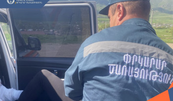 Սուրբ Հովհաննես մատուռի մոտ քաղաքացին ընկել է և վնասել ոտքը