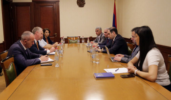 ՊԵԿ նախագահ Էդուարդ Հակոբյանը հանդիպել է Արժույթի միջազգային հիմնադրամի փորձագիտական խմբի ղեկավար Մայքլ Էնդրյու Հարդիի հետ