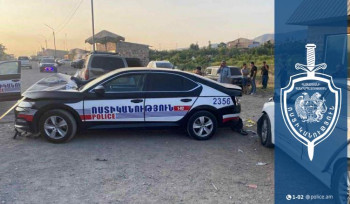 Կին պարեկ է վիրավորվել. ՆԳՆ-ն մանրամասներ է հայտնել Արմաշ գյուղում գրանցված վթարի մասին
