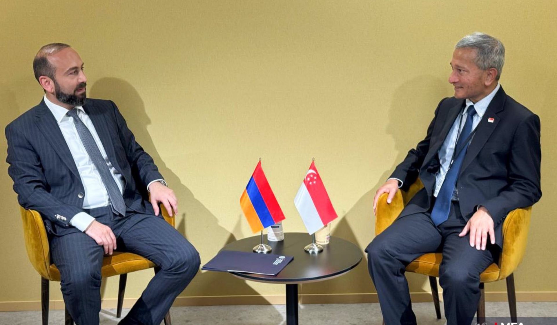 Արարատ Միրզոյանը և Սինգապուրի ԱԳ նախարարը քննարկել են համագործակցության զարգացման ուղղությունները