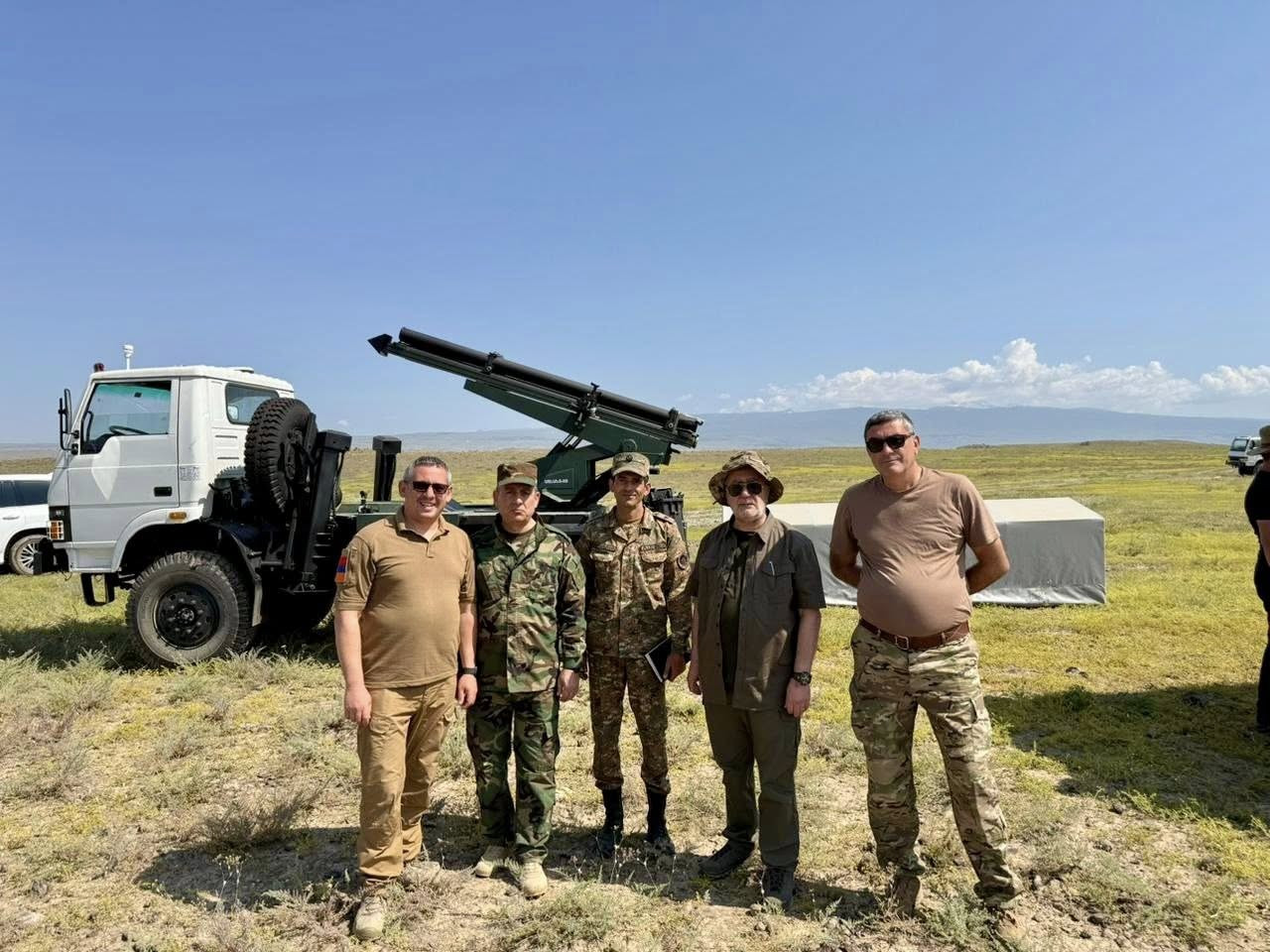 Անդրանիկ Քոչարյանը, Արմեն Խաչատրյանը և Արտյոմ Մեհրաբյանը մասնակցել են հայկական արտադրանքի նոր սպառազինության փորձարկումներին