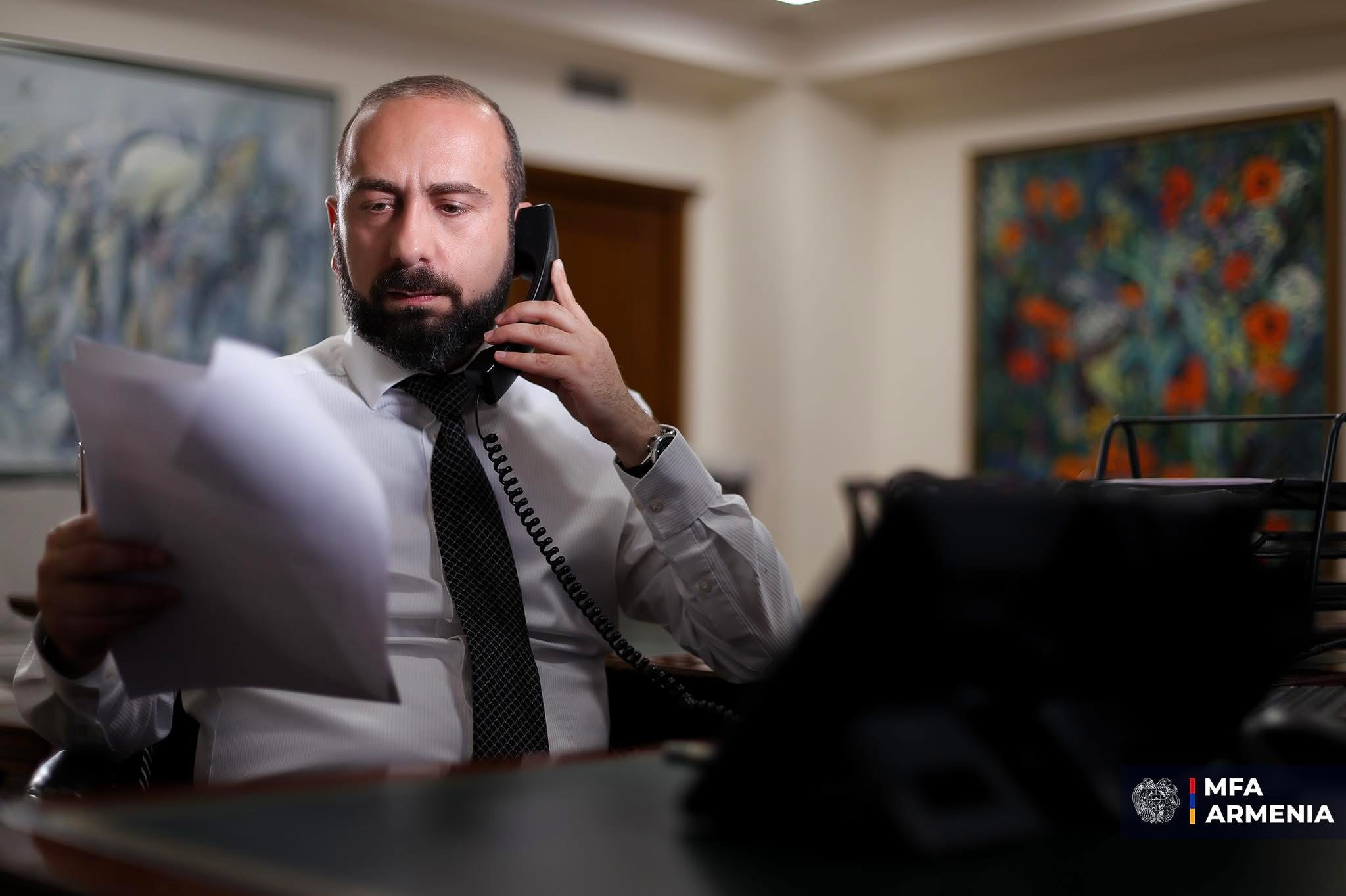 Միրզոյանը հեռախոսազրույց է ունեցել ԵԱՀԿ գործող նախագահի հետ