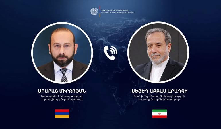 Արարատ Միրզոյանը հեռախոսազրույց է ունեցել Իրանի ԱԳ նախարարի հետ