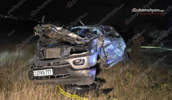 Կոտայքի մարզում «BMW X3»-ը մոտ 100 մետր մի քանի պտույտ շրջվելով բախվել է քարերին և հայտնվել դաշտում․ կա 3 զnh