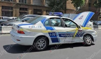Հյուսիսային պողոտայից ոստիկանական մեքենան առևանգողը վթարի է ենթարկվել և դիմել փախուստի