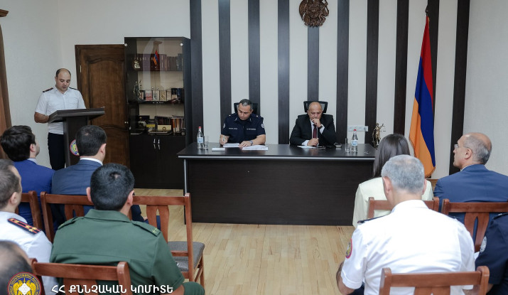 Քննչական կոմիտեի նախագահը խորհրդակցություն է անցկացրել Տավուշի մարզային քննչական վարչությունում