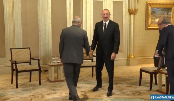 Կադրեր` Փաշինյան-Ալիև հանդիպումից