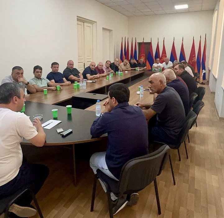 Տեղի է ունեցել ՀՅԴ Հայաստանի Գերագույն մարմնի և ՀՅԴ Մարզային կոմիտեների ներկայացուցիչների հանդիպումը