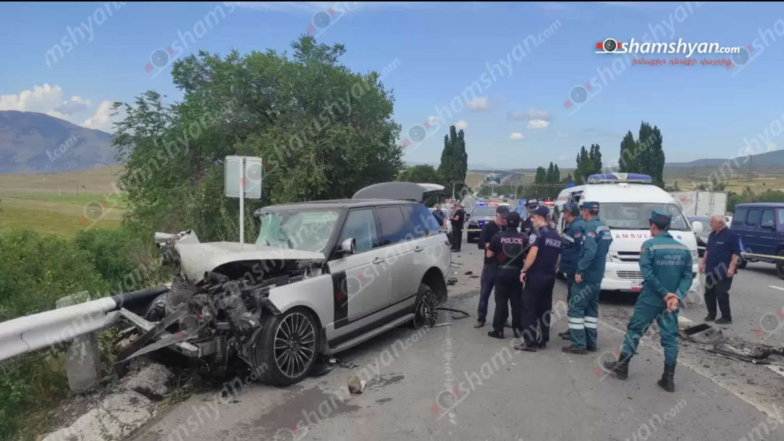 Երևան-Սևան ավտոճանապարհին բախվել են «Range Rover»-ը և հեղուկ գազ տեղափոխող «ԶԻԼ» մակնիշի ավտոցիստեռնը