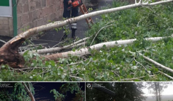 Ուժեղ քամու հետևանքով գրանցվել է 10 արտակարգ դեպք Երևանում, Շիրակի, Տավուշի,  Լոռու մարզերում