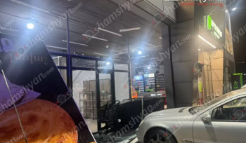 Զովունիում «Mercedes»-ը հայտնվել է սուպերմարկետի տարածքում