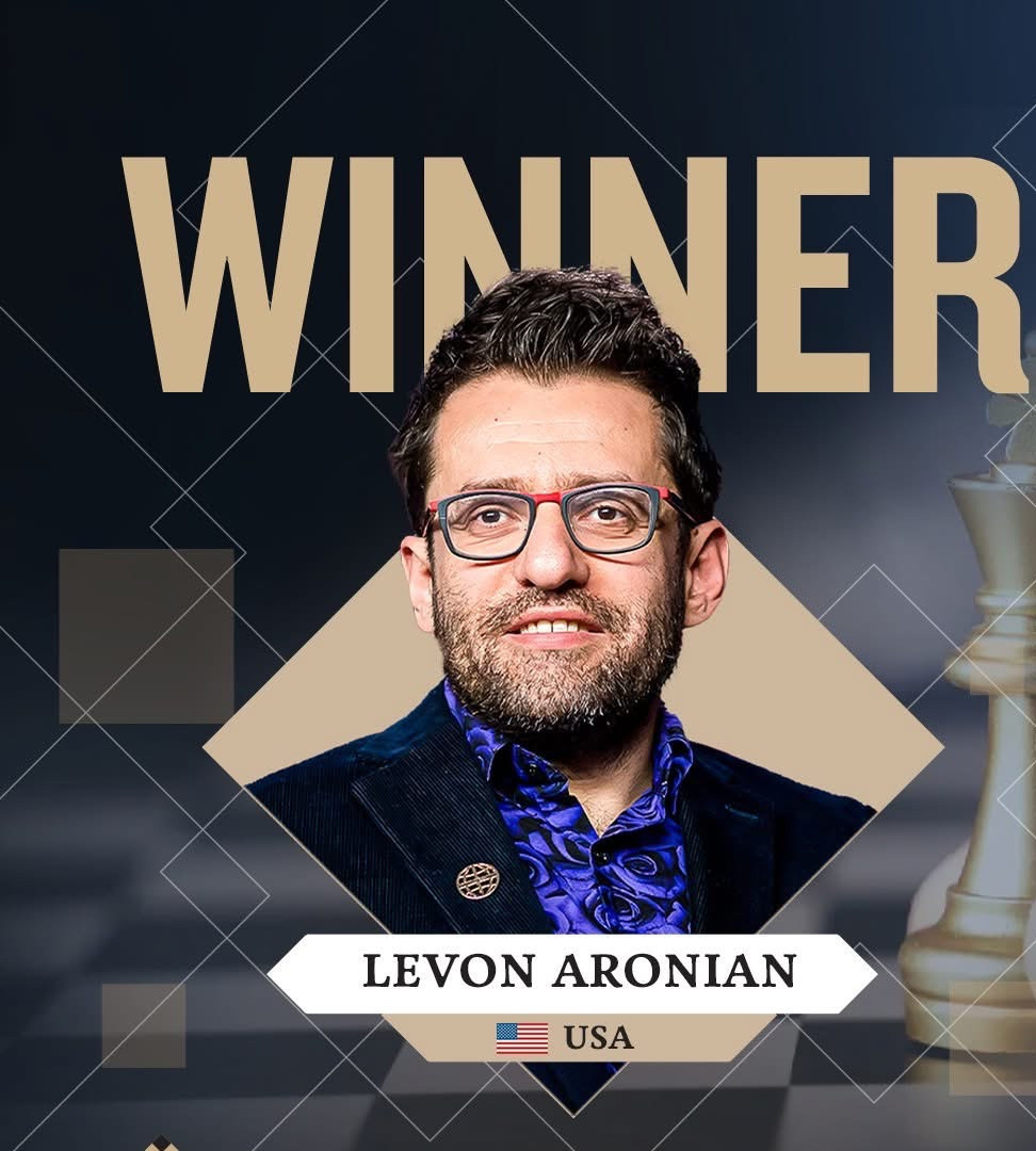Լևոն Արոնյանը «Freestyle Chess Grand Slam Tour» արագ շախմատի մրցաշարի հաղթող