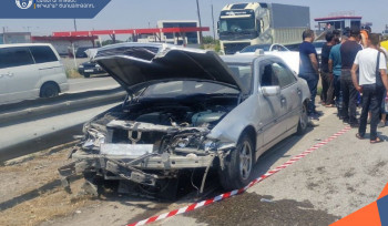 Երևան-Երասխ ավտոճանապարհին բախվել են «Mercedes-Benz» և «Toyota» մակնիշների ավտոմեքենաները.կան տուժածներ