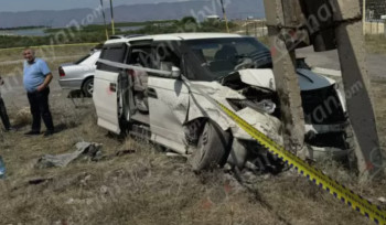 Գեղարքունիքի մարզում բախվել են «Volkswagen Tuareg»-ը և «Honda Elysion»-ը․ կա 6 վիրավոր