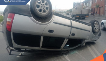 Աշտարակում բախվել են «T-25» տրակտորը և «Opel»-ը․ կա տուժած