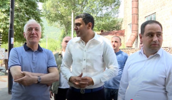 Վահագն Խաչատուրյանն այցելել է Գորիս, նրան ուղեկցել են  Ռոբերտ Ղուկասյանը և Առուշ Առուշանյանը