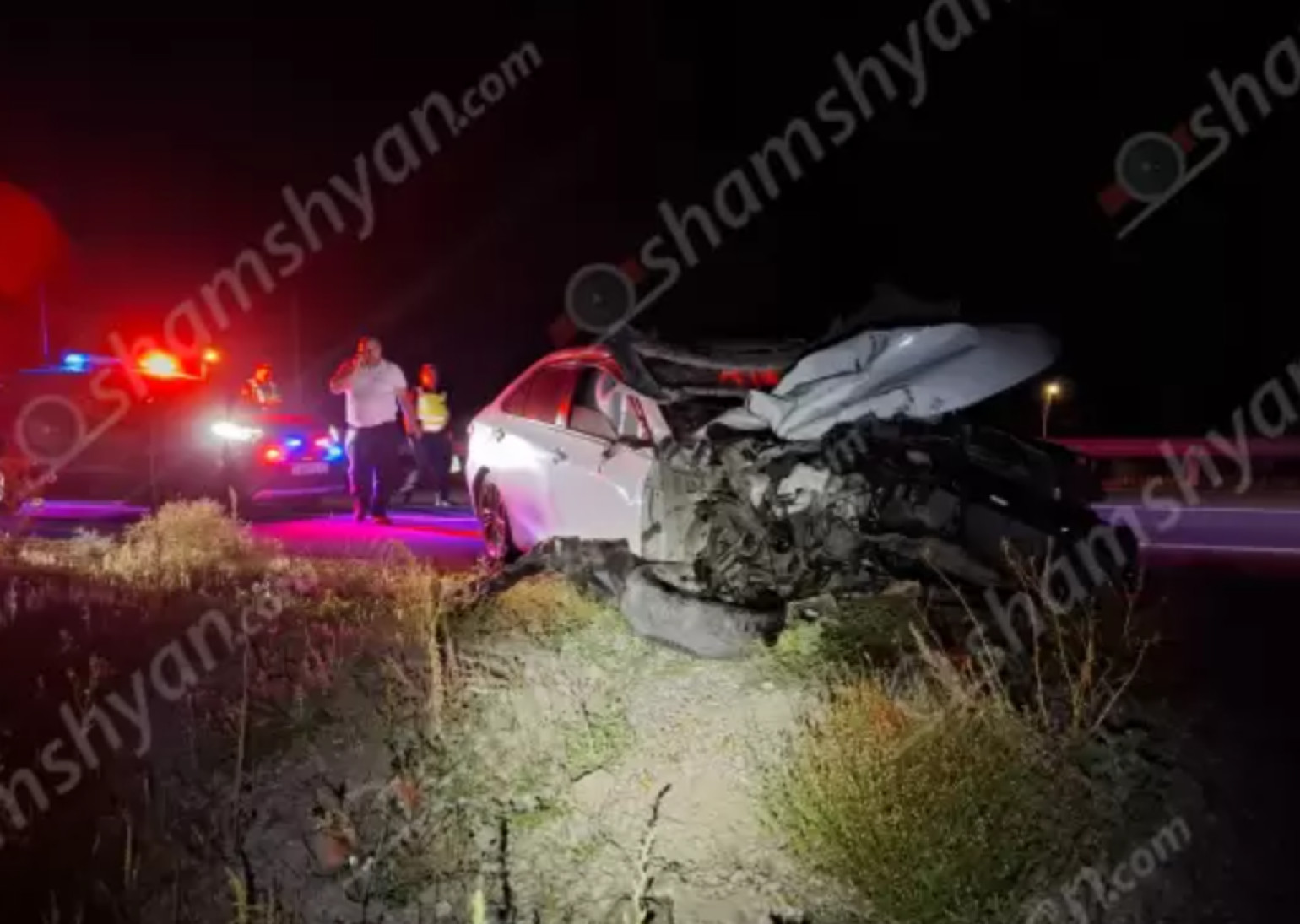Շիրակում բախվել են «ՄԱԶ» բեռնատարը և «Toyota Camry»-ն