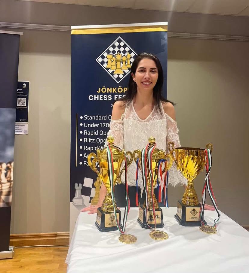 Մարիա Գևորգյանը դարձել է Շվեդիայում անցկացված երկու արագ և մեկ կայծակնային շախմատի մրցաշարերի հաղթող