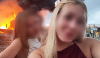 Ադլերի այրվող նավթամբարի ֆոնին տեսանյութ նկարահանած աղջիկը տուգանվել է 30 հազար ռուբլով