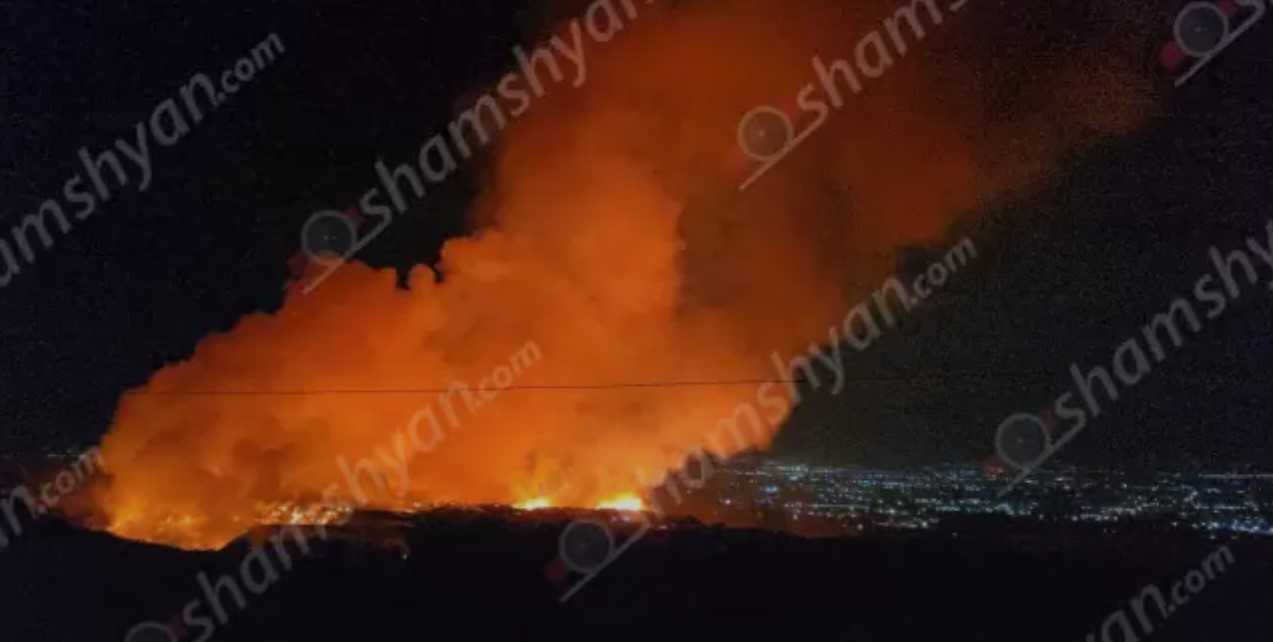 Խոշոր հրդեհ՝ Նուբարաշենի աղբավայրում