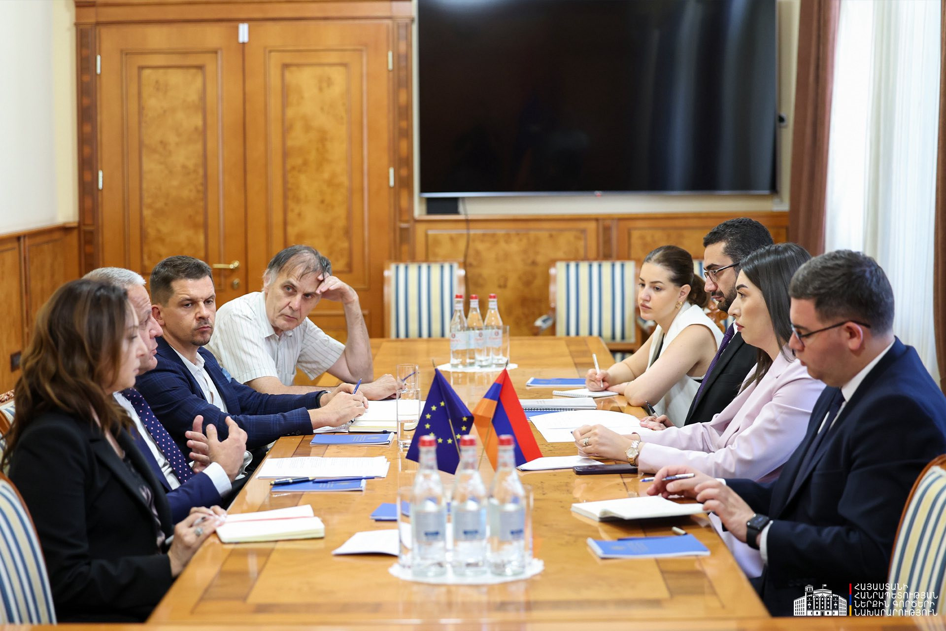 ՆԳ նախարարն ընդունել է ԵՄ պատվիրակության ղեկավարին