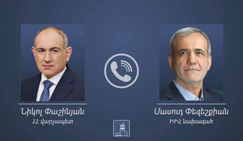 Փաշինյանը հեռախոսազրույց է ունեցել Իրանի նախագահի հետ