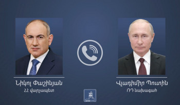 Փաշինյանը Պուտինին է ներկայացրել է Վաշինգթոնում տեղի ունեցած բանակցությունների արդյունքները