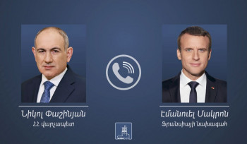 Նիկոլ Փաշինյանի հեռախոսազրույց է ունեցել Էմանուել Մակրոնի հետ