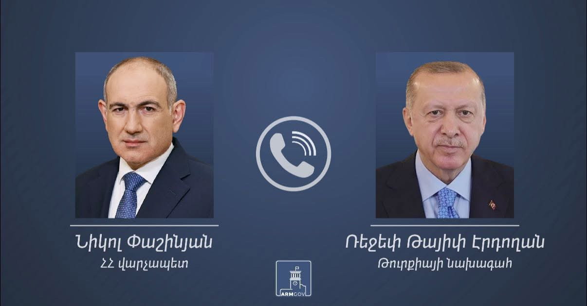 Փաշինյանը հեռախոսազրույց է ունեցել Էրդողանի հետ