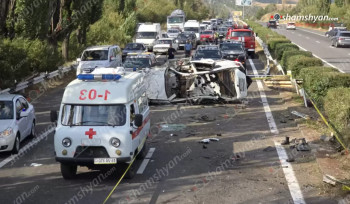 Երևան-Սևան ճանապարհին բախվել են 2 «Opel» և «Nissan»-ը․ կան տուժածներ