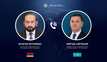 Արարատ Միրզոյանը հեռախոսազրույց է ունեցել Ղազախստանի փոխվարչապետի հետ