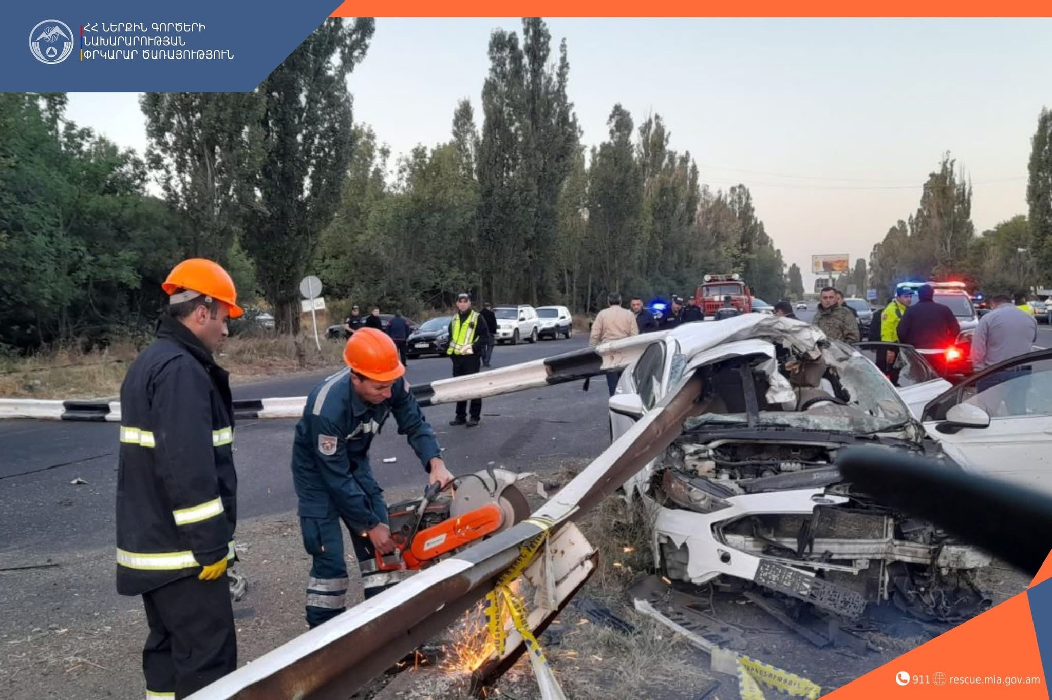 Երևան-Սևան ավտոճանապարհին վթարի հետևանքով զnh կա