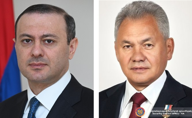 Արմեն Գրիգորյանը հեռախոսազրույց է ունեցել ՌԴ ԱԽ քարտուղարի հետ