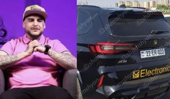 «Թու-թու-թու Lավա» մականվամբ բլոգերի «BMW X5»-ը տեղափոխվել է հատուկ պահպանվող տարածք