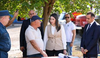 Եղեգնաձորի հրշեջ-փրկարարական ջոկատը վարչական նոր շենք կունենա. ՆԳ նախարարն այցելել է Վայոց ձորի մարզ