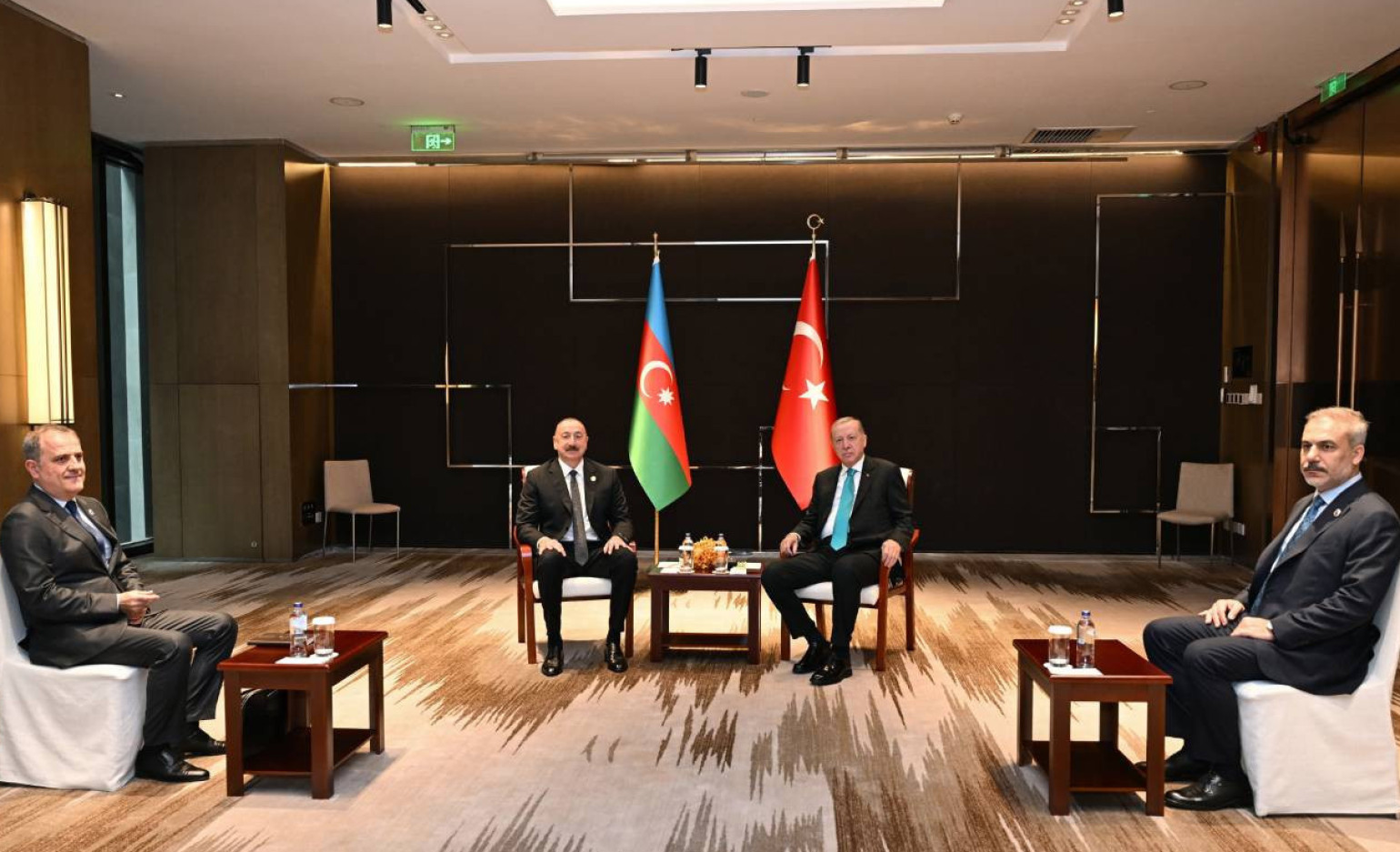 Չինաստանում հանդիպել են  Իլհամ Ալիևը և Էրդողանը․  բարձր է գնահատվել Թուրքիայի կայունացնող դերը տարածաշրջանային հարցերում